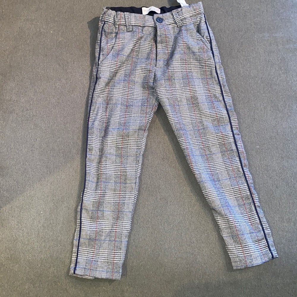 Zara size 6 plaid trousers